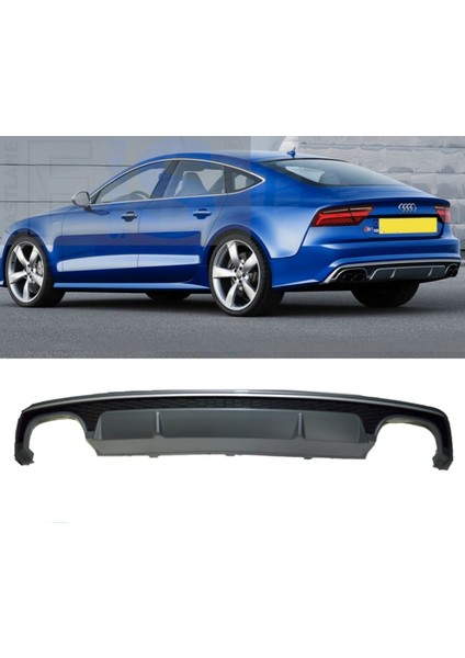 Audi a7 s7 arka tampon difüzörü sline tampon uyumlu 2015 / 2018