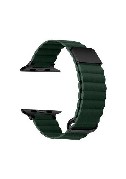 ​​​Watch 42MM Kordon Şık Manyetik Tokalı Pu Deri Strap Kayış KRD78