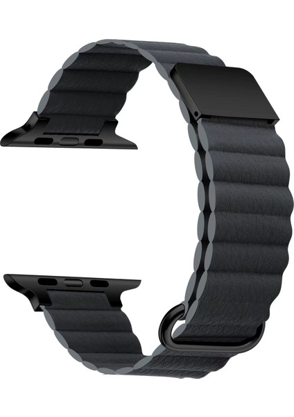 ​​​Watch 40MM Kordon Şık Manyetik Tokalı Pu Deri Strap Kayış KRD78