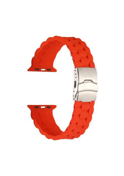 Watch 38MM Kordon Metal Tokalı Ayarlanabilir Yapılı Soft Silikon KRD72