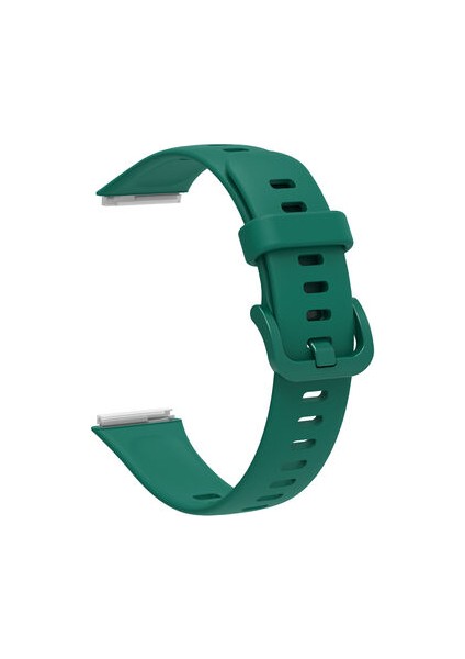 Huawei Band 7 Kordon Metal Tokalı Esnek Silikon KRD71