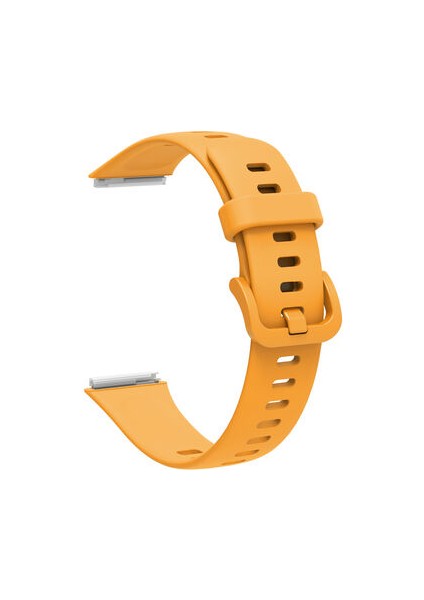 Huawei Band 7 Kordon Metal Tokalı Esnek Silikon KRD71