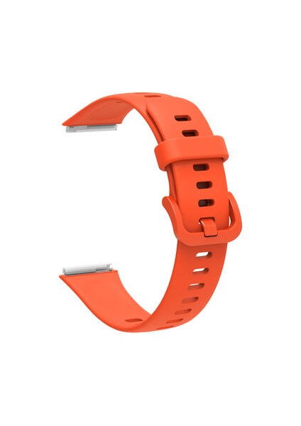 Huawei Band 7 Kordon Metal Tokalı Esnek Silikon KRD71