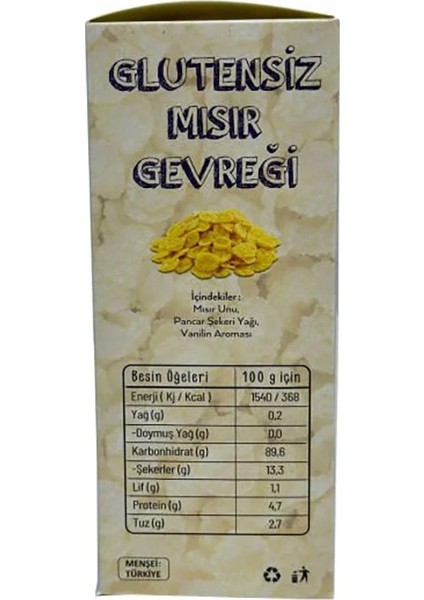 Gurme Glutensiz Mısır Gevreği 250 Gr.