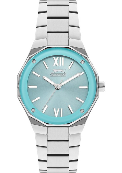 Gümüş Kadın Kol Saati Su Geçirmez