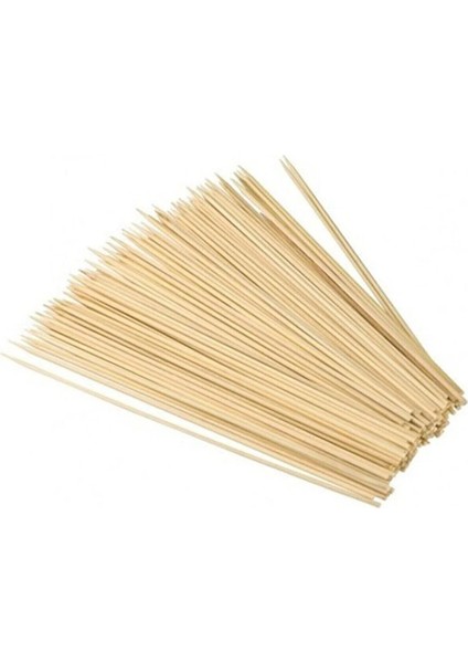 Ahşap Çöp Şiş Çubuğu 25 Cm - 50 Adet