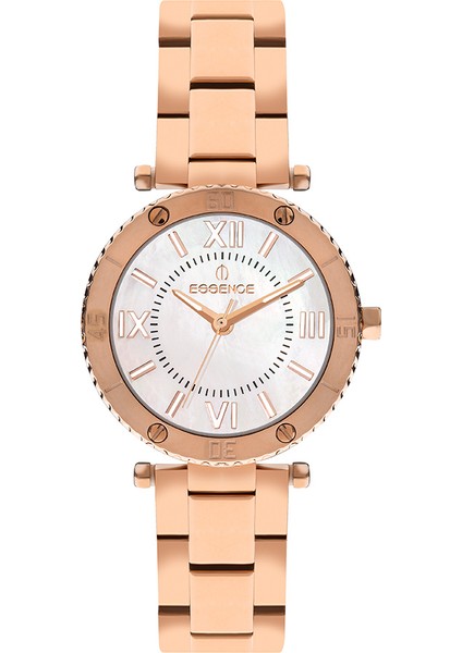 Rose Gold Çelik Kadın Kol Saati Su Geçirmez