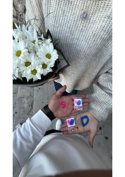 Sevgili Parmak Izi Anahtarlık Seti modelleri