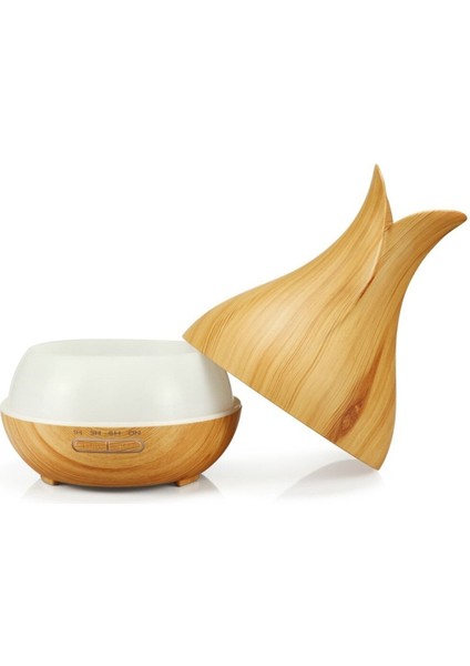 Ultrasonik Aroma Difüzörü 7 Renk Led Işıklı Aromatik Oda Kokusu Hava Nemlendirici 550 ml Kahve fiyatları