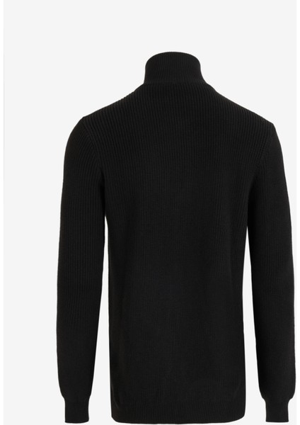 Örgü Desenli Siyah Erkek Hırka M4WM-HRK-1843 fiyatları