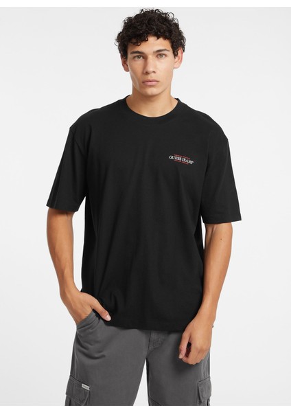 Bisiklet Yaka Siyah Erkek T-Shirt M4BI75K8FQ4JBLK Gj Ss Cn Os Amerıca fiyatları