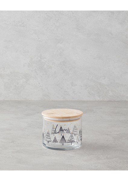 Winter Joy Cam Kavanoz 535 ml Şeffaf