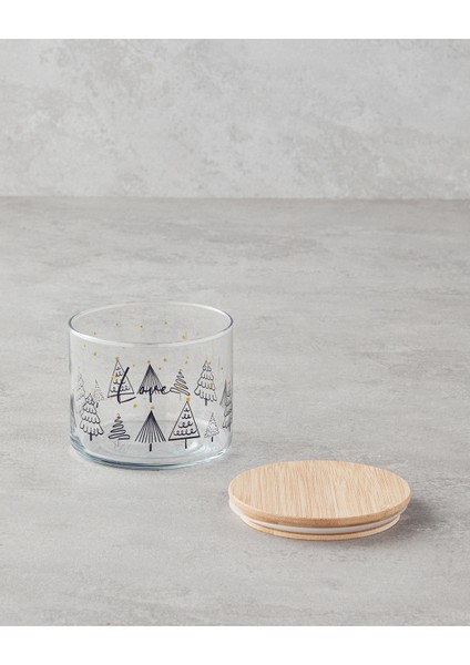 Winter Joy Cam Kavanoz 535 ml Şeffaf
