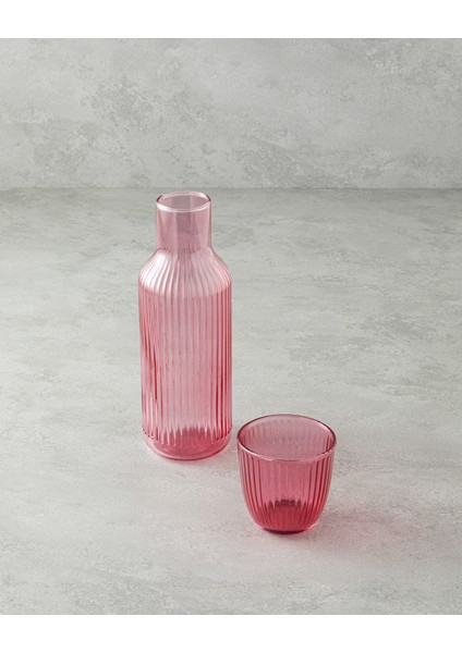 Linea Cam Başucu Sürahi 1000 ml Pembe