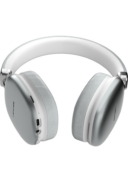 LH81 Gürültü Engelleyici Hi-Fi Stereo Kulak Üstü Bluetooth Kulaklık V5.3 Gümüş