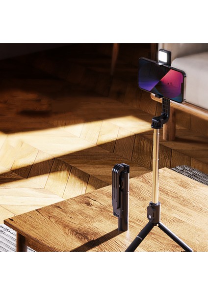 LPH101 Canlı Yayın Dolgu Işıklı Tripod ve Selfie Çubuğu Siyah fırsatları