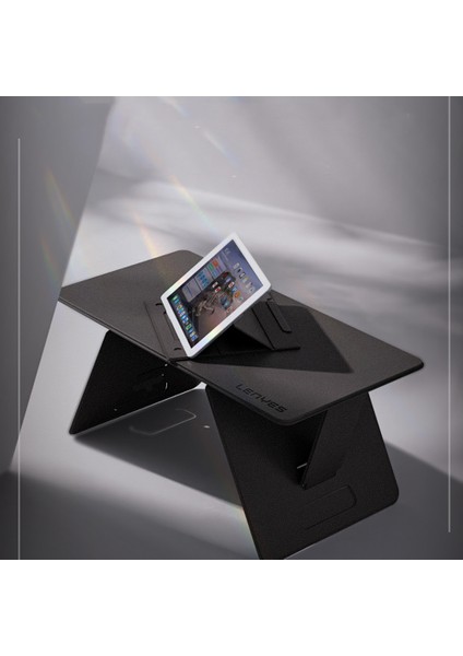 SDA230 Pro Katlanabilir Taşınabilir Portatif Masa ve Tablet Standı Siyah