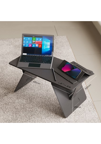 SDA230 Pro Katlanabilir Taşınabilir Portatif Masa ve Tablet Standı Siyah