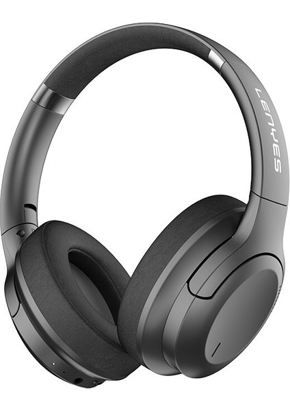 LH26 Katlanabilir Tasarımlı Anc Özellikli Kulak Üstü Bluetooth Kulaklık V5.4 Siyah
