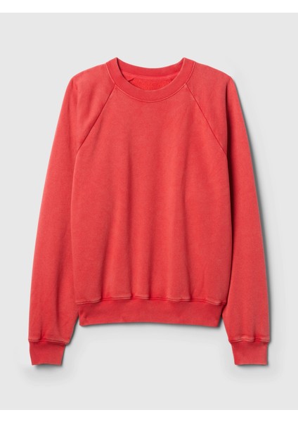 Kadın Kırmızı Vintage Soft Raglan Sweatshirt fiyatları