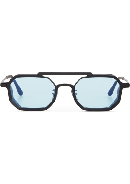 Hm 1685 C3 Dikdörtgen Siyah - Mavi Erkek Güneş Gözlüğü fiyatları