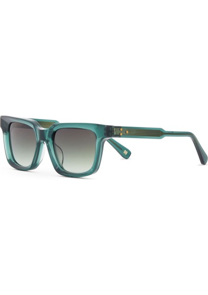Hm 1686 C3 Kare Şeffaf - Yeşil Erkek Güneş Gözlüğü