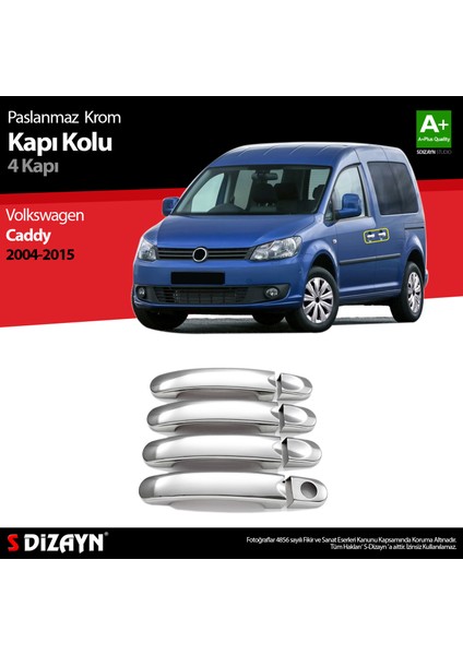 Vw Caddy Krom Kapı Kolu 4 Kapı 2004-2015