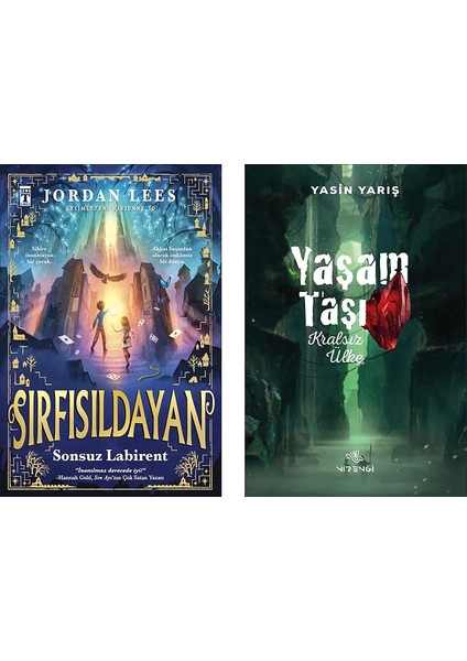 Sonsuz Labirent Sırfısıldayan - Yaşam Taşı Kralsız Ülke 2 Kitap