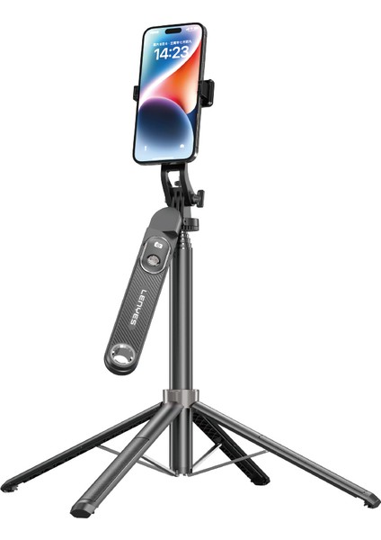 LPH103 Çok Fonksiyonlu Sabitleyici Ayrılabilir Bluetooth Kumandalı Tripod Selfie Çubuğu Siyah