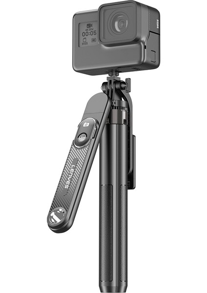 LPH103 Çok Fonksiyonlu Sabitleyici Ayrılabilir Bluetooth Kumandalı Tripod Selfie Çubuğu Siyah