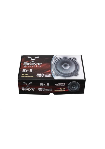 Oto Hoparlör 13 cm 5 Inch Midrange 2X400W 2X60 Rms 2 Adet