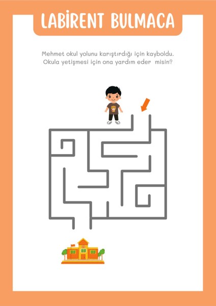 Çocuk Odası Eğitici Duvar Posteri Öğretici