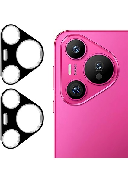 2 Adet Huawei Pura 70 Kamera Lens Koruyucu Entegre Şeffaf Arka Lens Kapağı (Yurt Dışından)