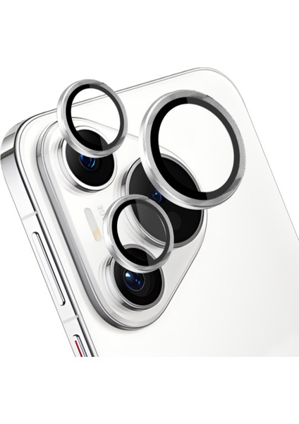 1 Takım Huawei Pura 70 Kamera Lens Koruyucu Temperli Cam + Metal Halka Lens Koruması (Yurt Dışından)