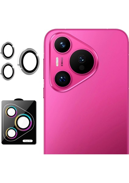 Huawei Pura 70 1 Takım Kamera Lens Koruyucu Metal Bireysel Halka Lens Filmi (Yurt Dışından)