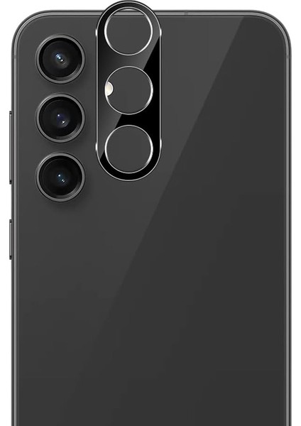 Samsung Galaxy S23 / S23 Plus Kamera Lens Koruyucu Ar Şeffaf Metal Halka Lens Filmi (Yurt Dışından)