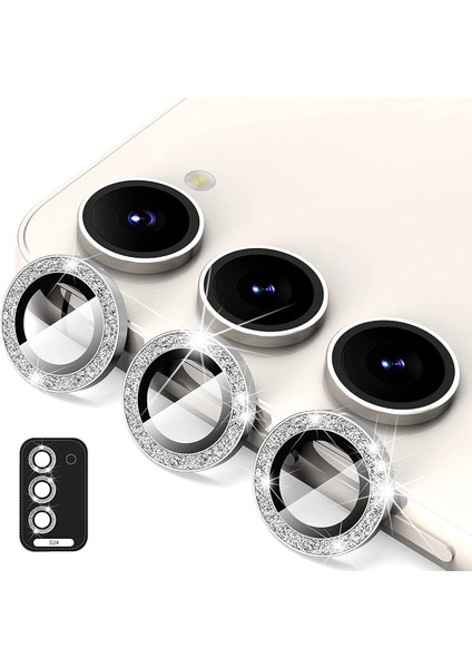 2 Adet Samsung Galaxy S24 Artı Kamera Lens Koruyucu Hd Şeffaf Koruyucu Lens Filmi (Yurt Dışından)