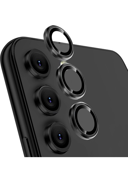 Samsung Galaxy S23 Ultra 1 Takım Kamera Lens Koruyucu Metal Halka Ar-Geliştirilmiş Lens Filmi (Yurt Dışından)