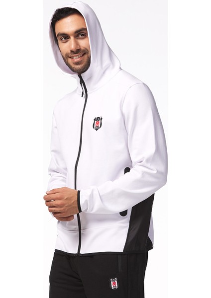Beşiktaş Erkek Kapüşonlu Fermuarlı Sweatshırt 7425260T3