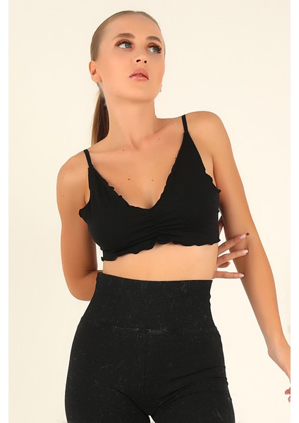 Büzgü Detay Ayarlanabilir Askılı Büstiyer fırsatları