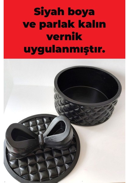 Şık siyah beton dekoratif saklama kutusu, çok amaçlı ve dayanıklı tasarım