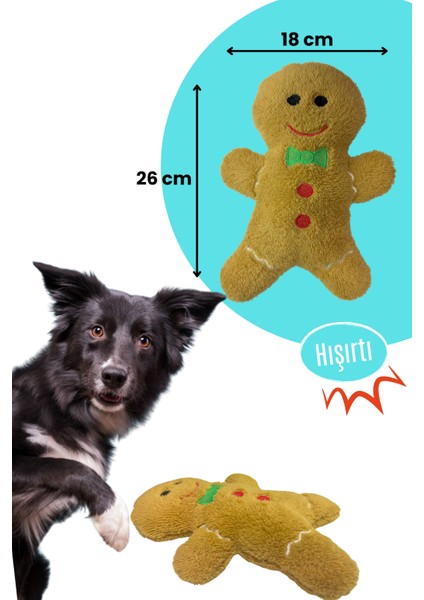 Havrika Yıllar Köpek Oyuncak Seti Hışırtılı Peluş Kurabiye, Vikvikli Peluş Şeker Köpek Oyuncakları Yılbaşı Hediyesi fiyatları