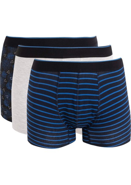 Regular Fit Baskılı 3'lü Boxer C9566AX24WN