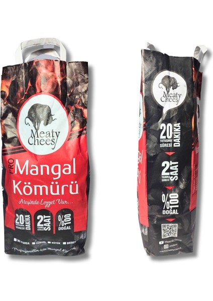 Meaty&Cheesy Firehex Bio Karbon Mangal & Barbekü Kömürü (Briket) - 15 kg modelleri