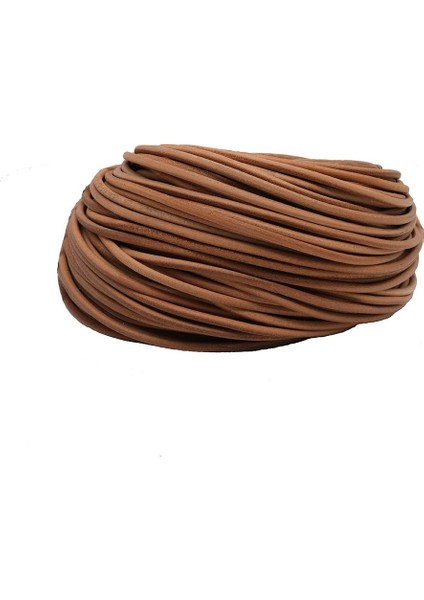 Hakiki Sırım Deri Ip Natural 4 mm 1 Metre