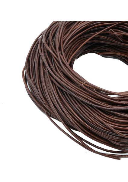 Hakiki Sırım Deri Ip Koyu Taba 2 mm 5 Metre fiyatları