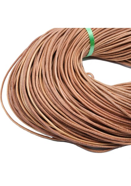 Hakiki Sırım Deri Ip Natural 2 mm 5 Metre