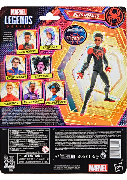 Marvel Legends Miles Morales (Spider-Man: Into The Spider-Verse) Aksiyon Figürü