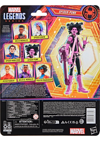 Marvel Legends Spider-Punk (Spider-Man: Across The Spider-Verse) Aksiyon Figürü