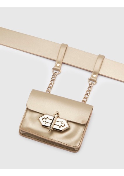 Cle Kadın Kemer Altın Renk Hakiki Deri fiyatları